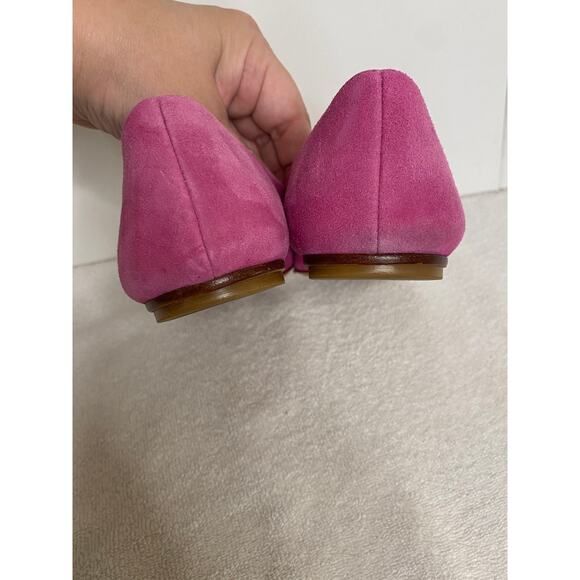 JOAN & David Purple Pink Bead Embellished Suede Ballet Flats - Size 7 1/2 - Picture 10 of 11